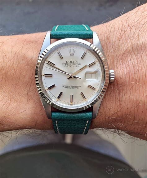 rolex datejust watch strap|rolex datejust 36mm leather strap.